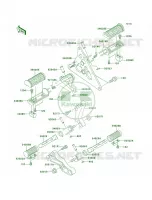 Footrests per Kawasaki Vulcan 1500 Mean Streak 2002