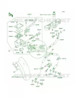 Front Master Cylinder per Kawasaki Vulcan 1500 Mean Streak 2002