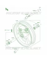Front Wheel per Kawasaki Vulcan 1500 Mean Streak 2002