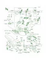 Ignition SwitchLocksReflectors per Kawasaki Vulcan 1500 Mean Streak 2002