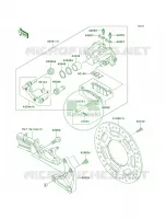 Rear Brake per Kawasaki Vulcan 1500 Mean Streak 2002