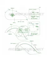 DecalsEbonyR1 per Kawasaki Vulcan 1500 Drifter 2002
