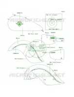 DecalsEbonyR2 per Kawasaki Vulcan 1500 Drifter 2002