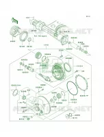 Drive ShaftFinal Gear per Kawasaki Vulcan 1500 Drifter 2002