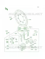 Front BrakeR1 R3 per Kawasaki Vulcan 1500 Drifter 2002