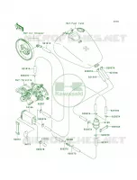 Fuel Evaporative SystemCA per Kawasaki Vulcan 1500 Drifter 2002
