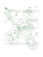 Rear BrakeR4R5 per Kawasaki Vulcan 1500 Drifter 2002