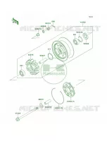 Rear WheelChain per Kawasaki Vulcan 1500 Drifter 2002