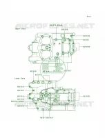 Crankcase Bolt Pattern per Kawasaki W650 2001