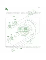 Front WheelEJ650 A2 per Kawasaki W650 2001