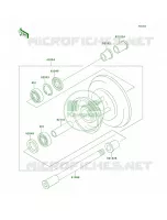 Front WheelEJ650 A3A4 per Kawasaki W650 2001