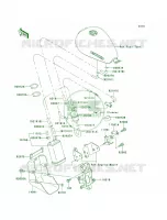 Fuel Evaporative System per Kawasaki W650 2001