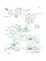 Fuel TankEJ650 A2 per Kawasaki W650 2001