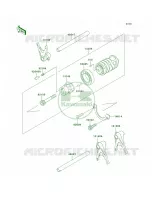 Gear Change DrumShift Forks per Kawasaki W650 2001