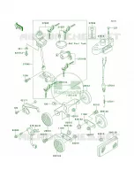 Ignition SwitchLocksReflectors per Kawasaki W650 2001