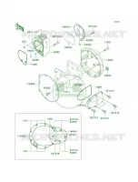 Right Engine Covers per Kawasaki W650 2001