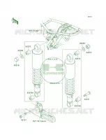 SuspensionShock Absorber per Kawasaki W650 2001