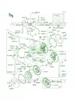 Air Cleaner per Kawasaki Vulcan 1500 Drifter 2001