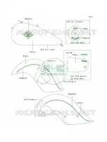 DecalsEbonyR1 per Kawasaki Vulcan 1500 Drifter 2001