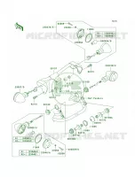 Turn Signals per Kawasaki Vulcan 1500 Drifter 2001