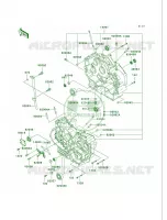 Crankcase per Kawasaki Vulcan 750 2000