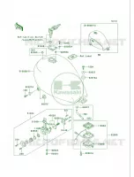 Fuel TankVN750 A19 per Kawasaki Vulcan 750 2000