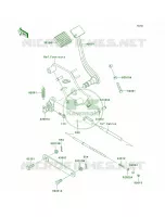 Brake PedalTorque Link per Kawasaki Vulcan 800 2000