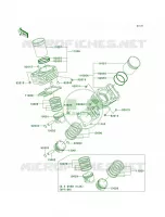 CylinderPistons per Kawasaki Vulcan 800 2000