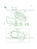 Right Engine Covers per Kawasaki Vulcan 800 2000