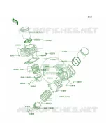 CylinderPistons per Kawasaki Vulcan 800 Drifter 2000