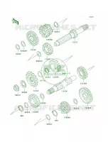 Transmission per Kawasaki Vulcan 800 Drifter 2000