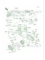 Air Cleaner per Kawasaki Vulcan 750 1999