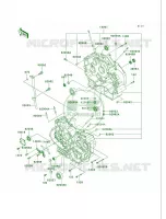 Crankcase per Kawasaki Vulcan 750 1999