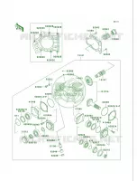 Front Bevel Gear per Kawasaki Vulcan 750 1999