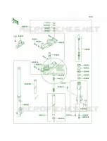 Front Fork per Kawasaki Vulcan 750 1999