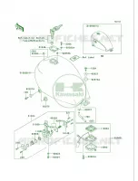 Fuel TankVN750 A19 per Kawasaki Vulcan 750 1999
