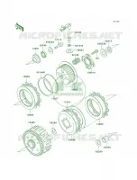 Clutch per Kawasaki KDX200 2004