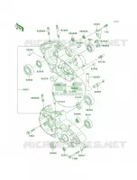 Crankcase per Kawasaki KDX200 2004