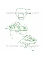 DecalsH10 per Kawasaki KDX200 2004