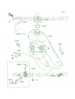 Fuel Tank per Kawasaki KDX200 2004