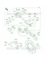 Rear Brake per Kawasaki KDX200 2004