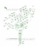 Rear Suspension per Kawasaki KDX200 2004