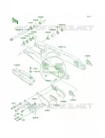Swingarm per Kawasaki KDX200 2004