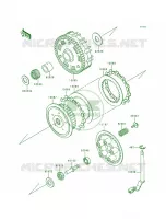 Clutch per Kawasaki Vulcan 800 1998