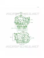 Crankcase Bolt Pattern per Kawasaki Vulcan 800 1998
