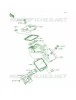 Cylinder Head Cover per Kawasaki Vulcan 800 1998