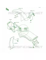 Fenders per Kawasaki Vulcan 800 1998