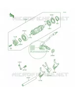 Gear Change DrumShift Forks per Kawasaki Vulcan 800 1998