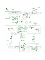 HandlebarVN800 A3A4A5 per Kawasaki Vulcan 800 1998