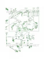 Ignition SwitchLocksReflectors per Kawasaki Vulcan 800 1998